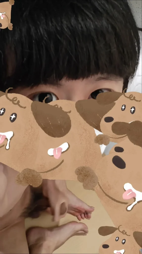 少年感滿分小正太寫真，趣味狗狗貼圖創意點綴