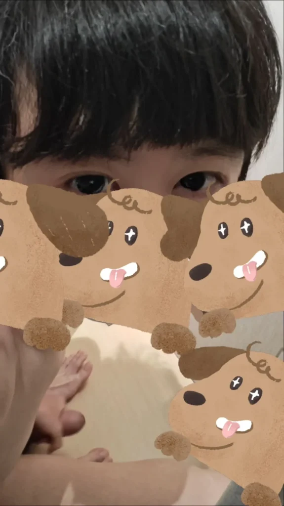 甜系軟萌正太唯美畫面，狗狗貼圖風格超契合